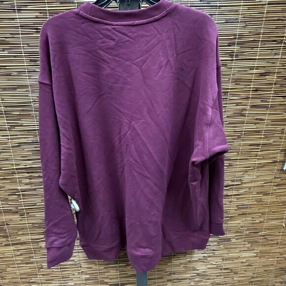 Adidas Originals Women S Trefoil Crewneck Sweatshirt‎ Red Size 2X - Picture 3 of 3